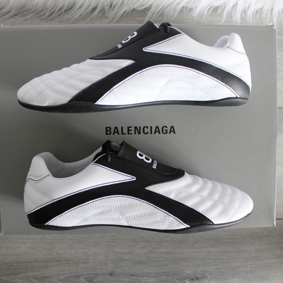 balenciaga zen quilted bicolor trainer sneakers